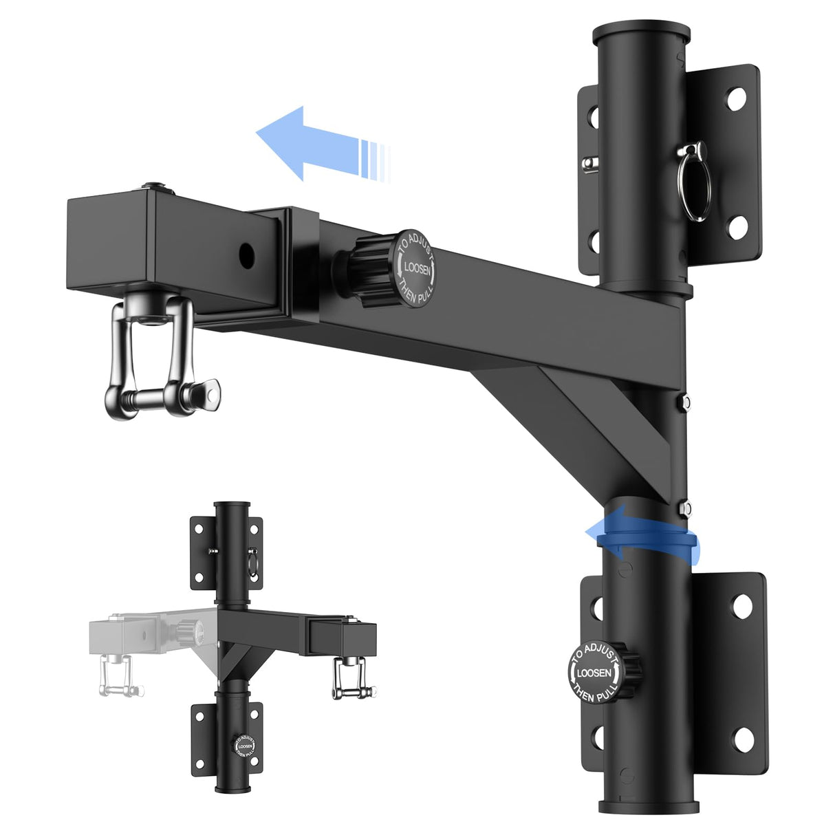 Heavy Bag Hanger - Wall Mount Punching Bag Hanger, Adjustable Heavy-Duty Boxing Bag Wall Bracket, Punching Bag Mount Stand for Home or Gym, for Kickboxing Bag, Muay Thai Bag,Etc (Supports up to 800Ib) BaiYuan