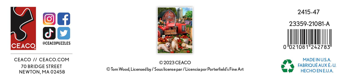 Ceaco - Official Taste Testers - 500 Piece Jigsaw Puzzle Ceaco