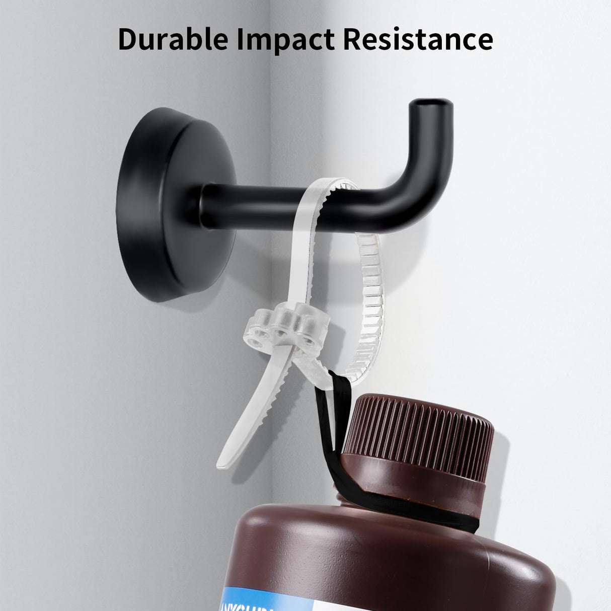 ANYCUBIC Ultra Tough Resin, 3D Printer Resin with Strong Impact Resistance and High Flexibility, Suitable for Direct Use or as an Additive, Wide Compatible for LCD Resin 3D Printers (Clear, 1kg) ANYCUBIC