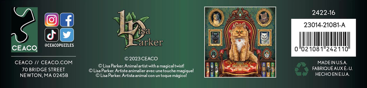 Ceaco - Night Spirit - Mad About Cats - 500 Piece Jigsaw Puzzle Ceaco