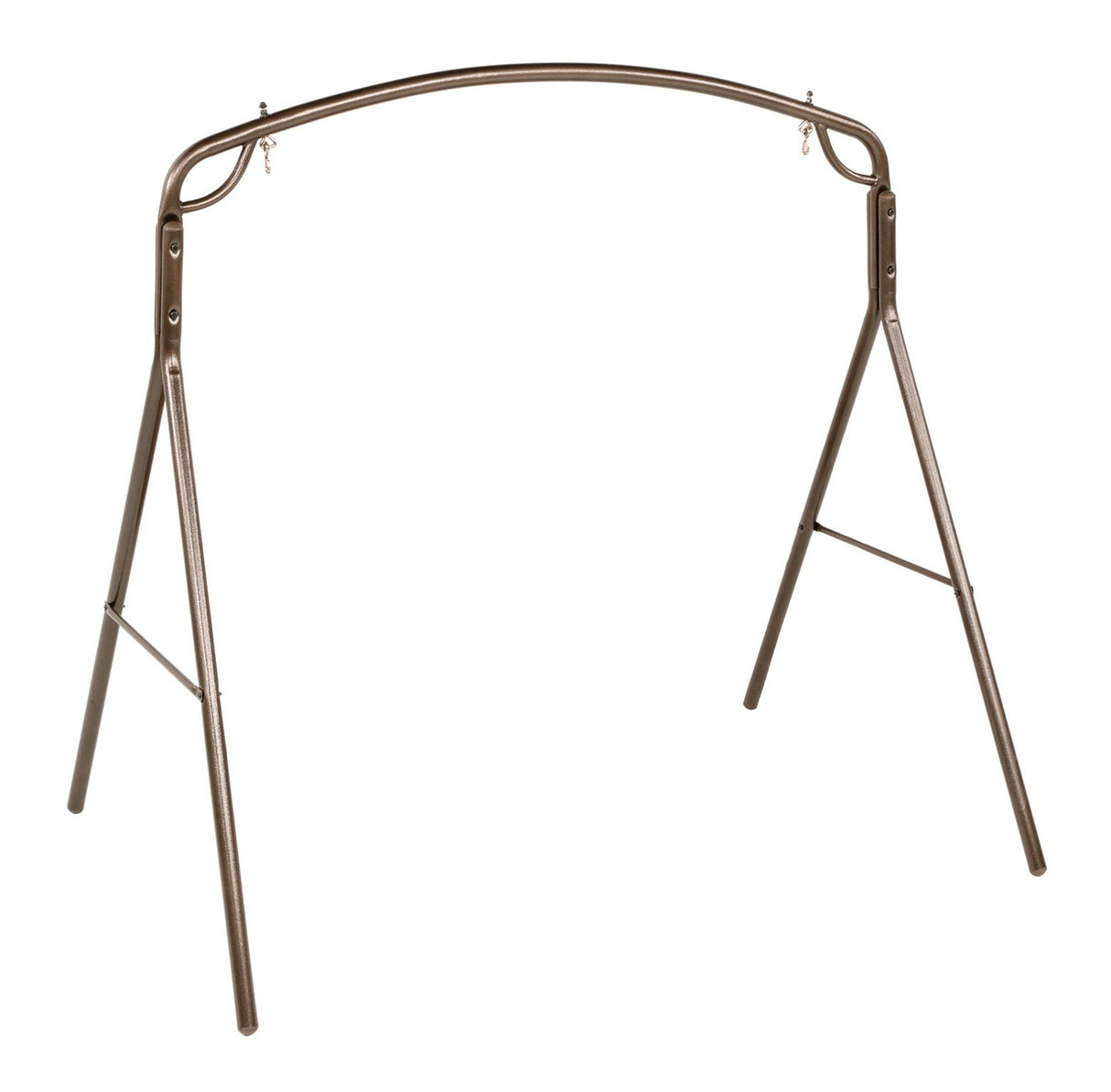 Woodlawn Easy to Assemble Patio Swing Frame with Steel Tubing and Powder Coated Finish for Garden, Lawn, Patio, and Porch Swings, Bronze JACK-POST