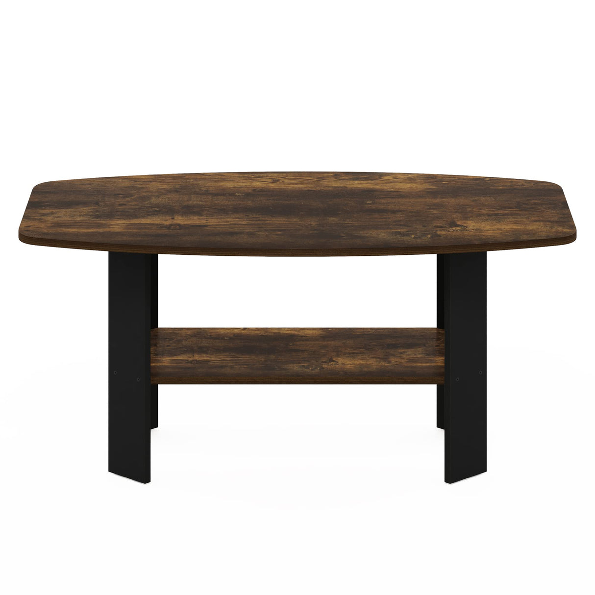 Furinno Simple Design Coffee Table, Amber Pine/Black Furinno