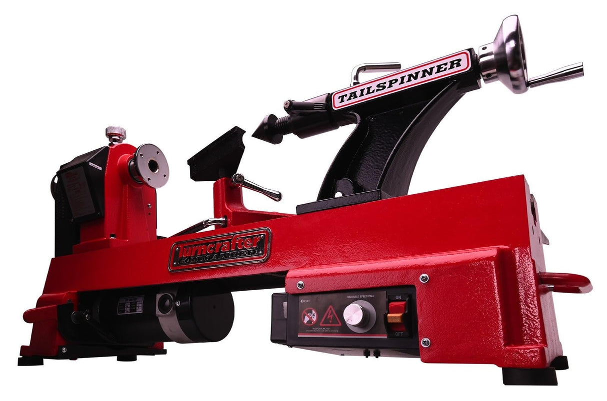PSI Woodworking TCLT12VS Turncrafter Commander Tailspinner 12" Variable Speed Midi Lathe PSI Woodworking