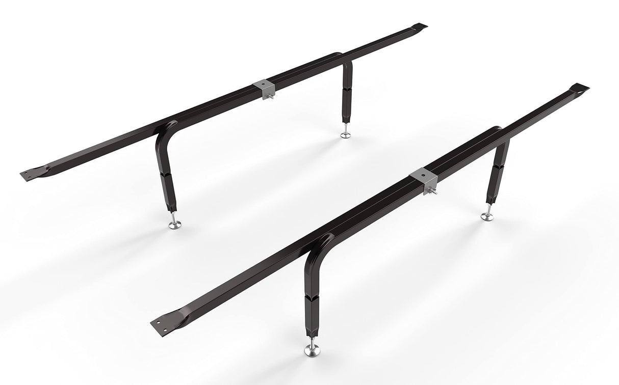 Bed Slats Center Support System | Adjustable Length & Height Tubular Steel with 4 Legs | Fits Full, Queen, King & California King Bed Frames Best Imported Products