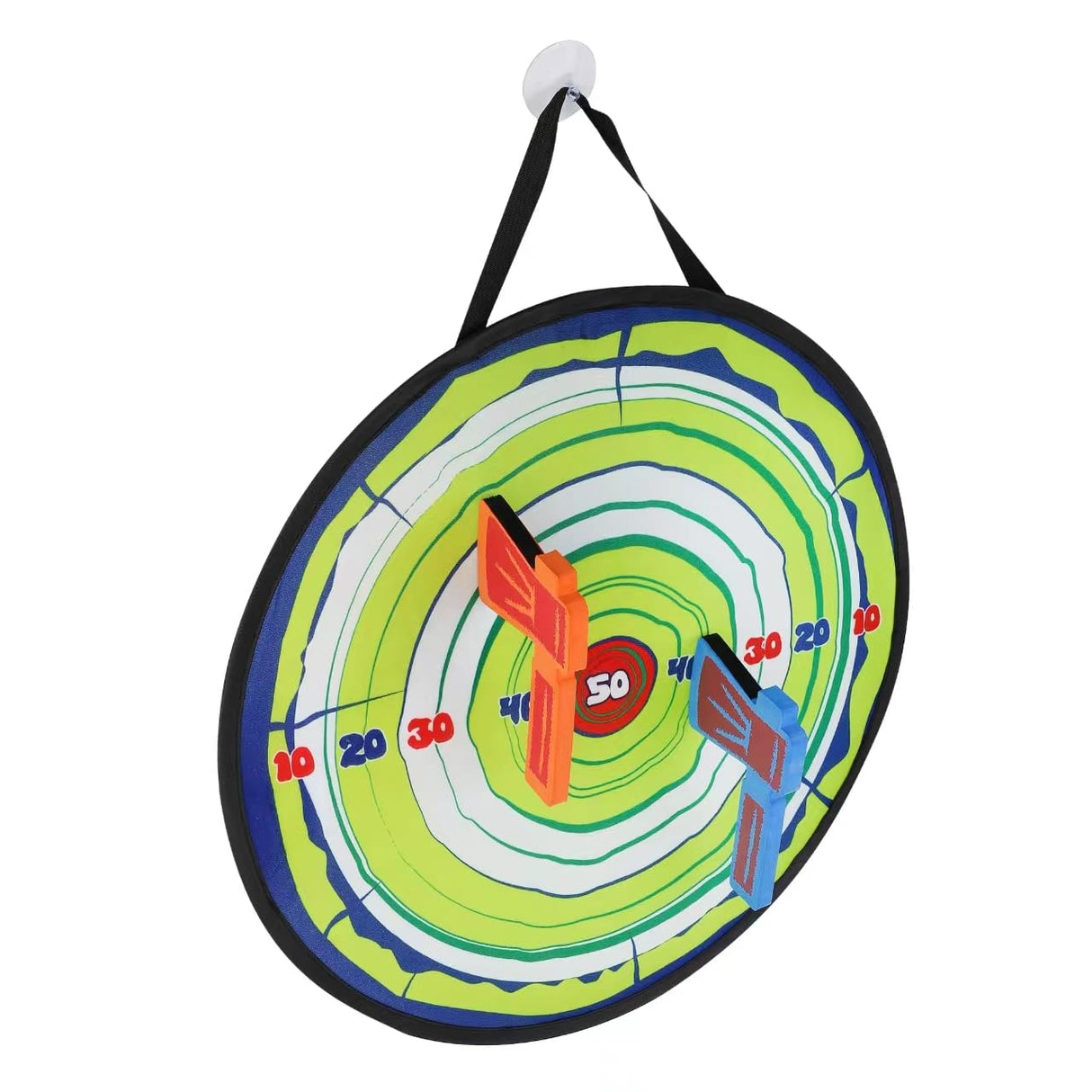 Liberty Imports Foam Axe Throwing Game - Indoor Outdoor Toy Lumberjack Hatchet Toss Ax Game with 4 Foam Axes, One 22” Easy Fold Target for Kids and Adults Liberty Imports