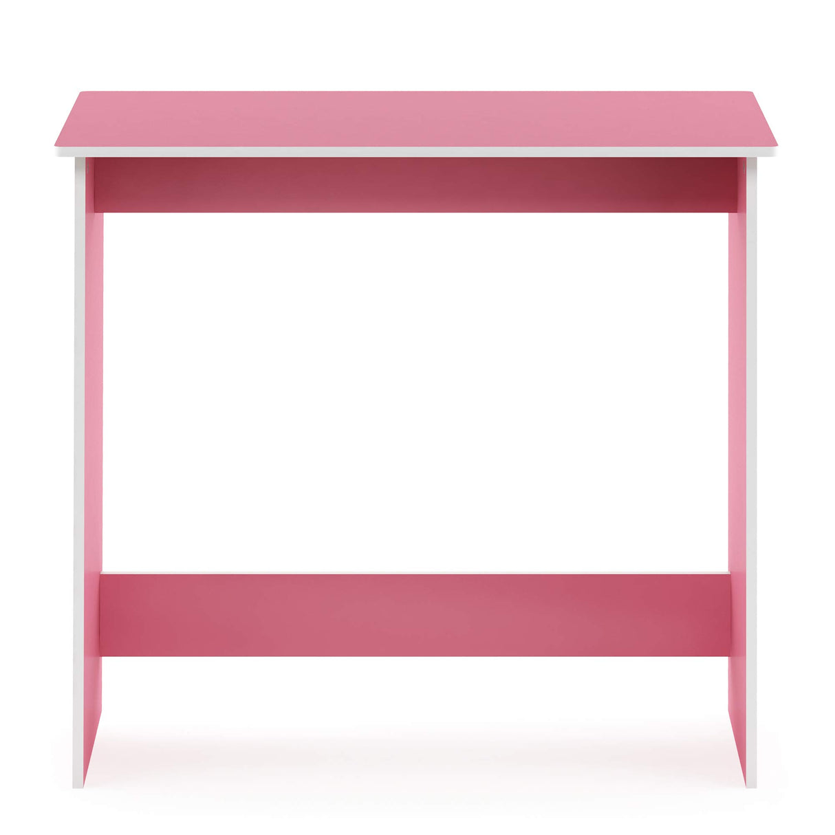 FURINNO Simplistic Study Table, Pink, 15.5 in x 31.5 in x 29.75 in (D x W x H) Furinno