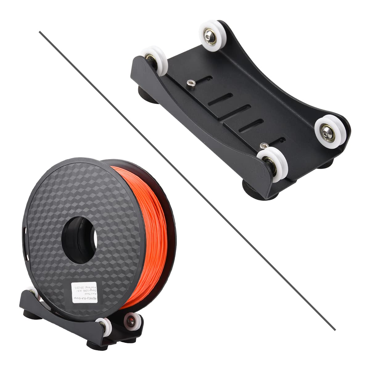 BCZAMD 3D Printer Upgrade Parts Filament Spool Holder Adjustable Printing Material Mount Rack Bracket Smooth with Bearing for Ender 3 V2 Pro Ender 5 Series CR10S S4 SE/ 3D20/ TEV Nereus/X-Pro BCZAMD