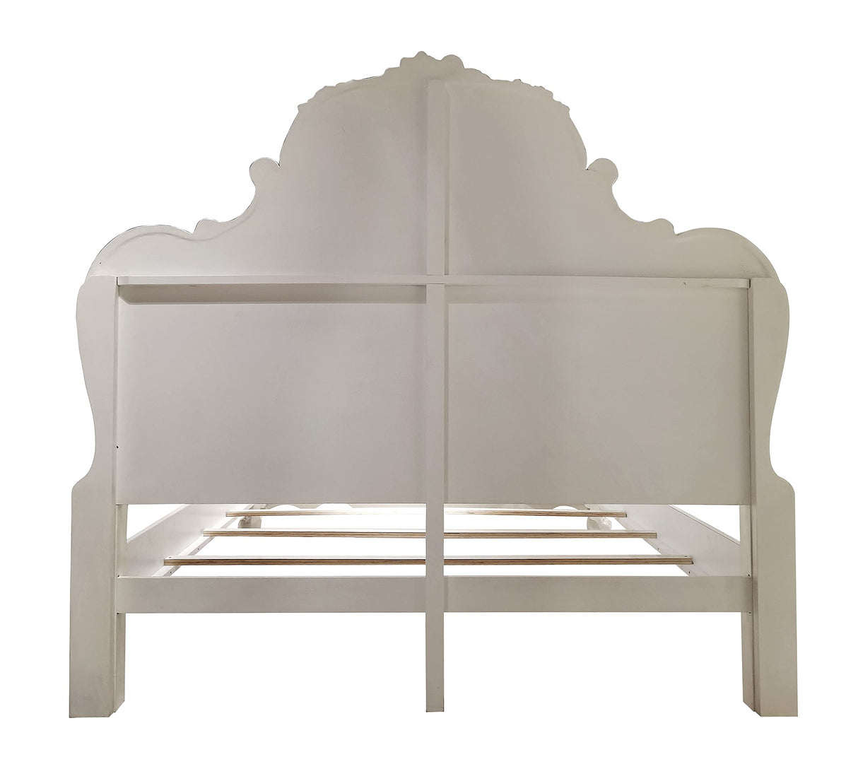 Dresden Arched Headboard California King Bed in Bone White by ACME Furniture ACME Furniture