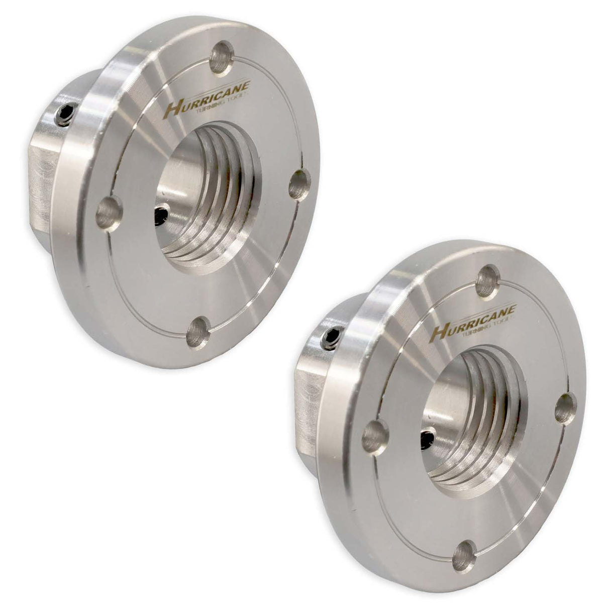 Hurricane Turning Tools, 3" Steel Faceplate For Wood Lathe, M33 x 3.5mm, Pack of 2 Faceplates Hurricane Turning Tools
