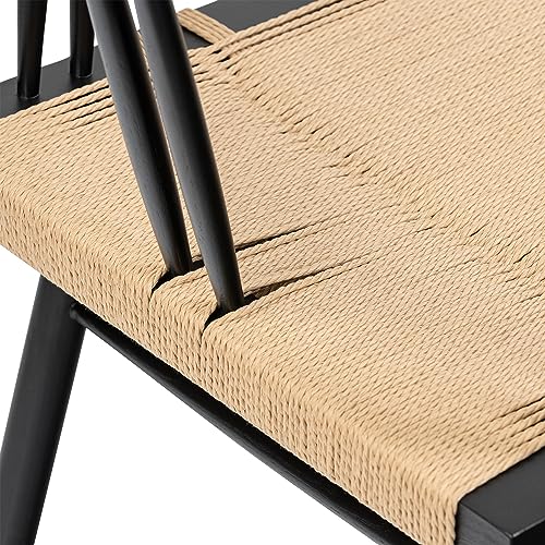 POLY & BARK Ferrara Dining Chair, Black POLY & BARK