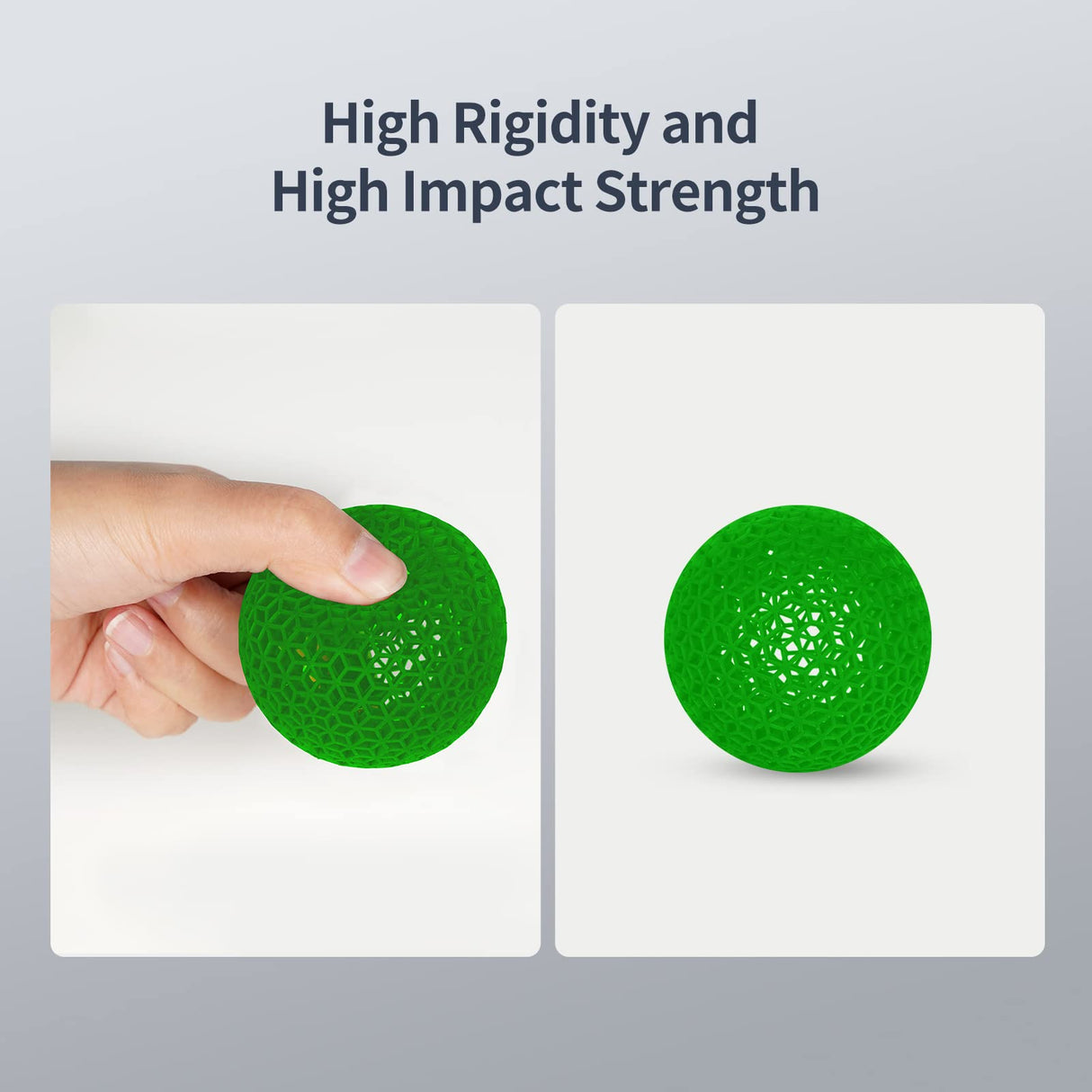 ANYCUBIC Tough Resin 2.0, 3D Printer Resin with Upgraded High Toughness and High Precision, 365-405nm Fast Curing 3D Resin for 4K 8K LCD/DLP/SLA 3D Printing (Tran-Green, 1kg) ANYCUBIC