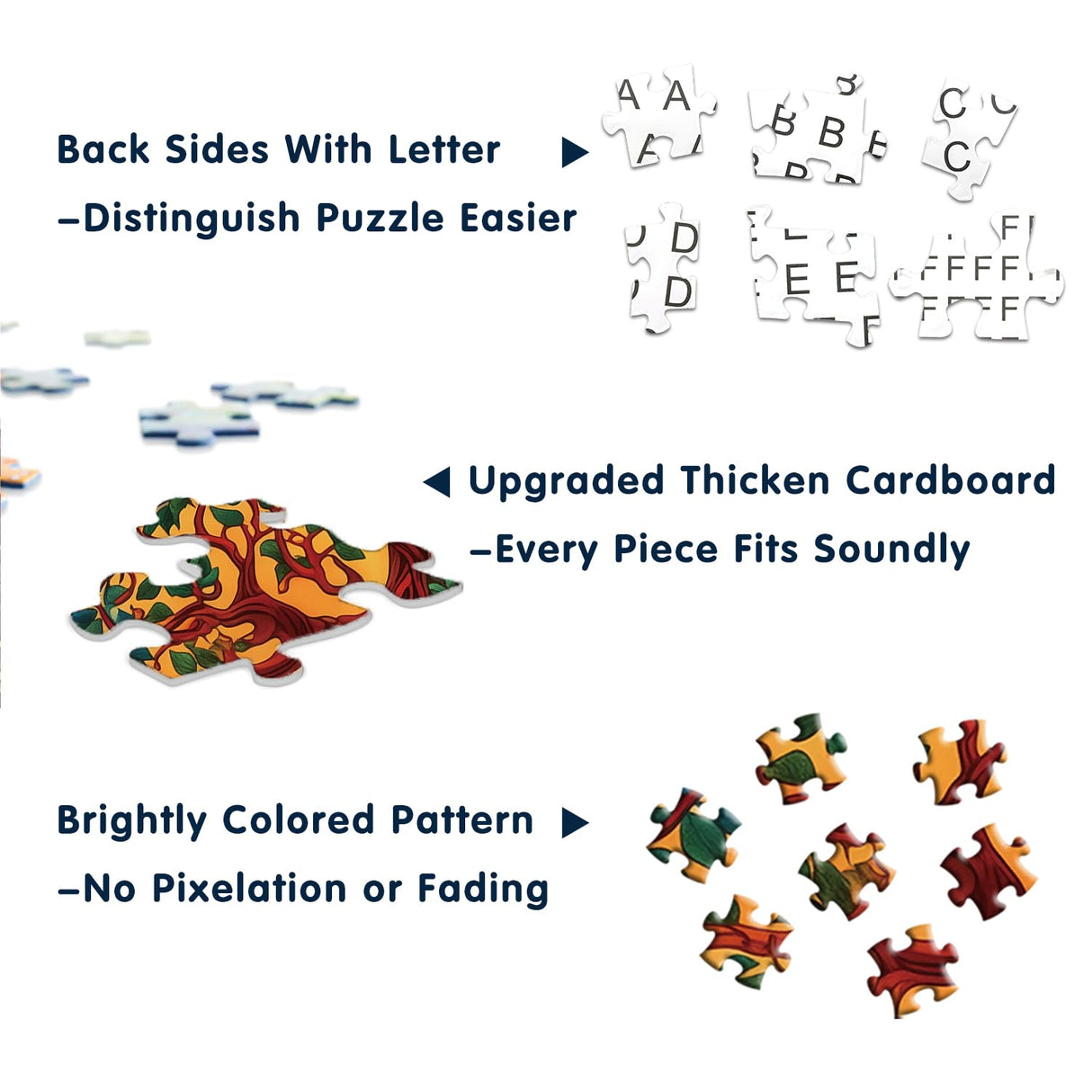 Tree of Life Puzzles for Adults 1000 Pieces, Mandala Tree Jigsaw Puzzles, Nature Plant Round Puzzles, Hard Challenging Puzzles PPuzzling