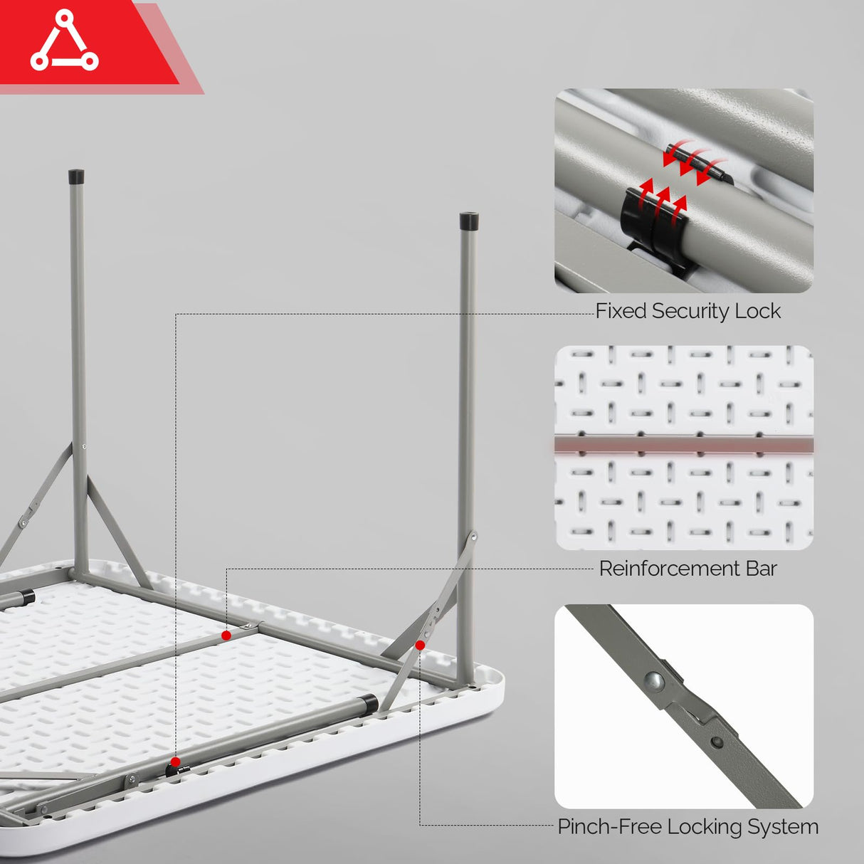 PEXMOR 39.5" Foldable Mahjong Table, Square 4 Player Card Game Table w/Cup Holders & Chip Grooves, Portable Folding Poker Domino Board Game Table for Blackjack, Texas Hold'em, Jigsaw Puzzles Game PEXMOR