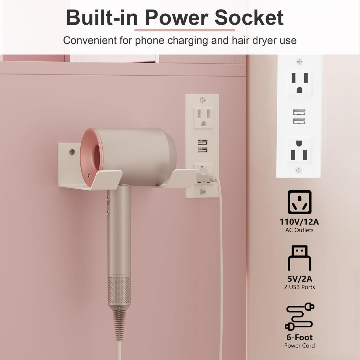 LIKIMIO Makeup Vanity Desk with Mirror and Lights, Pink Makeup Vanity Table Set with Stool Drawers, Power Socket, Dressing Table with 3 Lighting Colors, Vanities for Bedrooms LIKIMIO