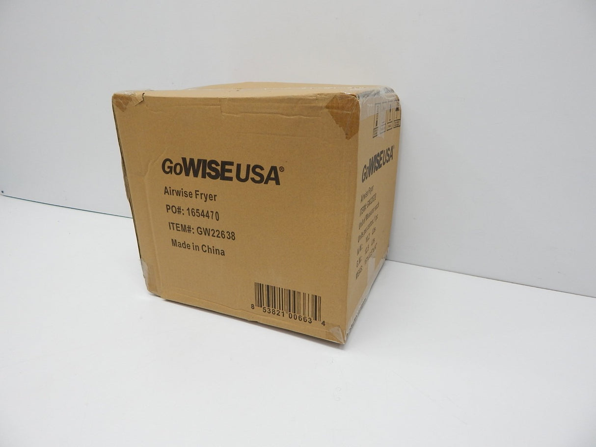 GoWISE USA 3.7-Quart Programmable Air Fryer with 8 Cook Presets, GW22638 - Black GoWISE USA