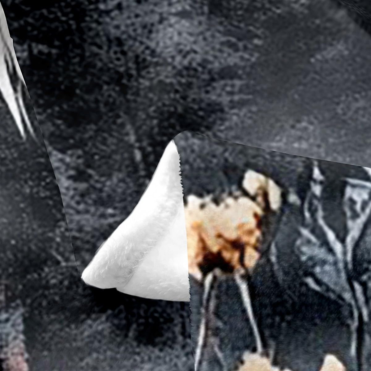 Erosebridal Highland Cow Flower Blanket 30x40 Bull Cattle Throw Blanket Western Funny Animal Fleece Flannel Wildlife Farmhouse Cow Mountain with Firforest Bedroom Decor Erosebridal