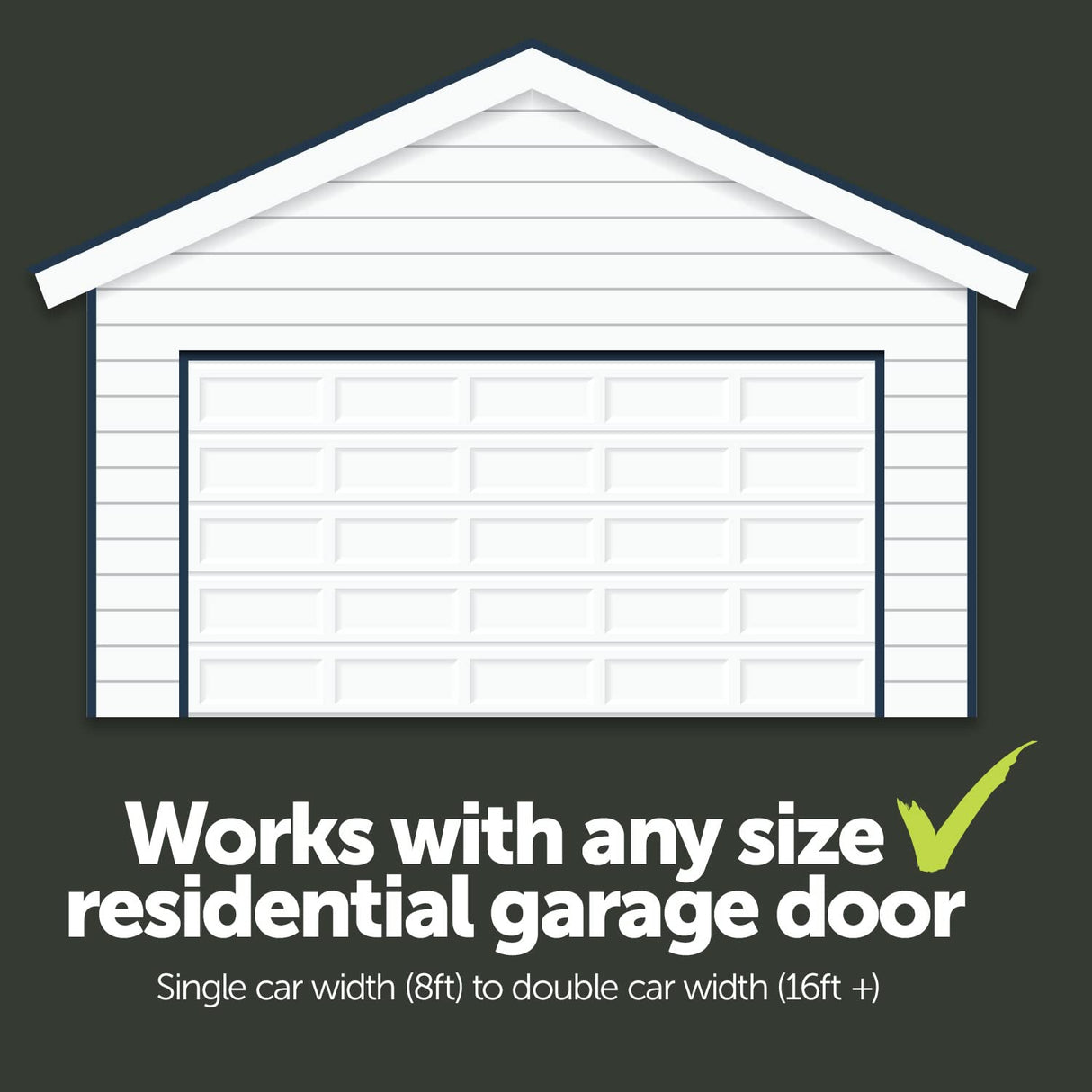 UNDOR Pro Protect Garage Door Cable Protector for Level 2 EV Charging Cables, Garden Hoses, and Extension Cords - No Gap UNDOR