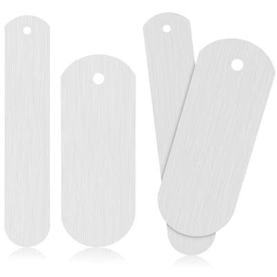 Hotop 4 Pieces Sublimation Socks Jigs Blanks Polyester Metal Insert Straight Crew Sock Jigs Dye Printing Heat Press Transfer Socks Accessories, 2 Sizes for DIY Socks Adult Women Man