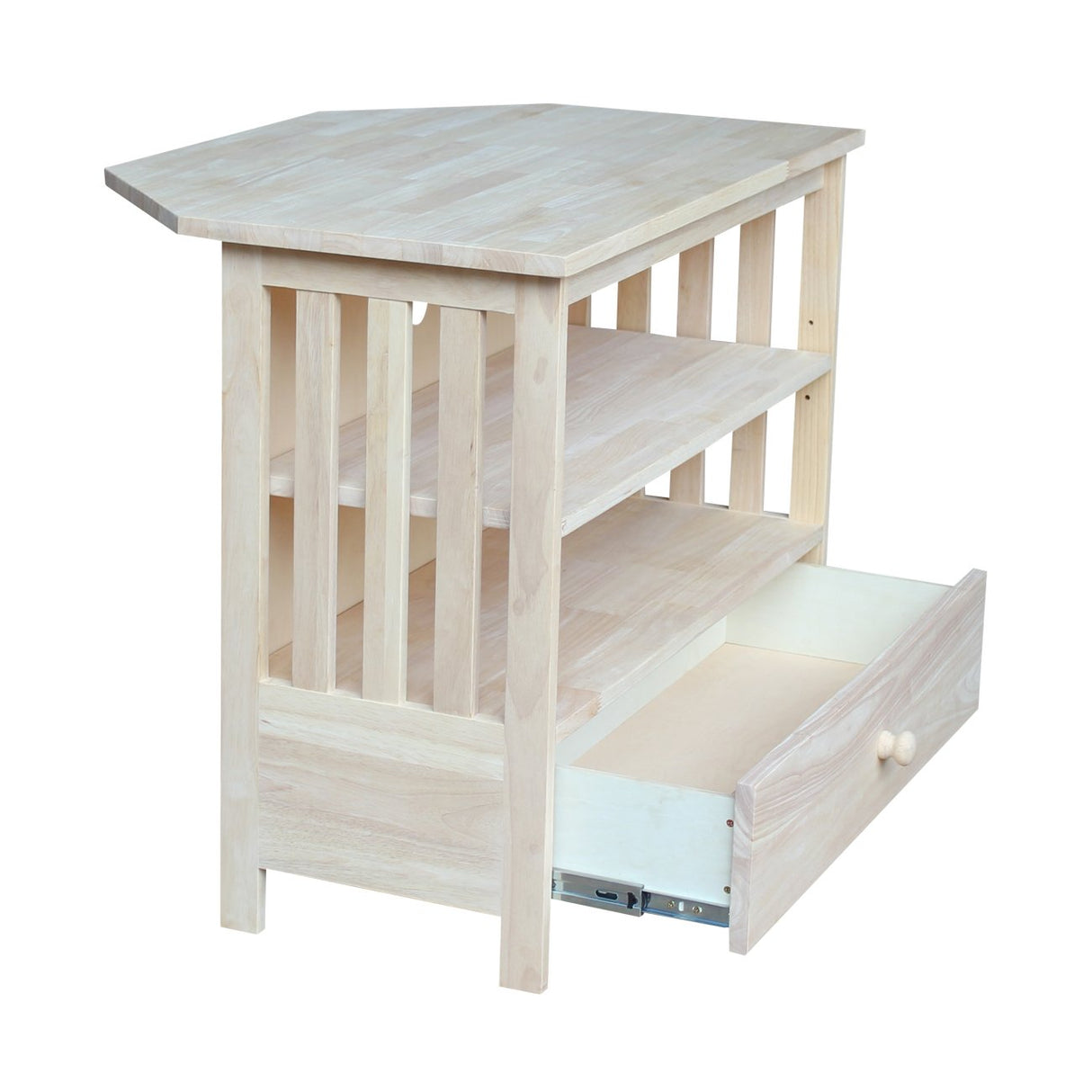 IC International Concepts Mission Corner Entertainment/TV Stand, Espresso IC International Concepts