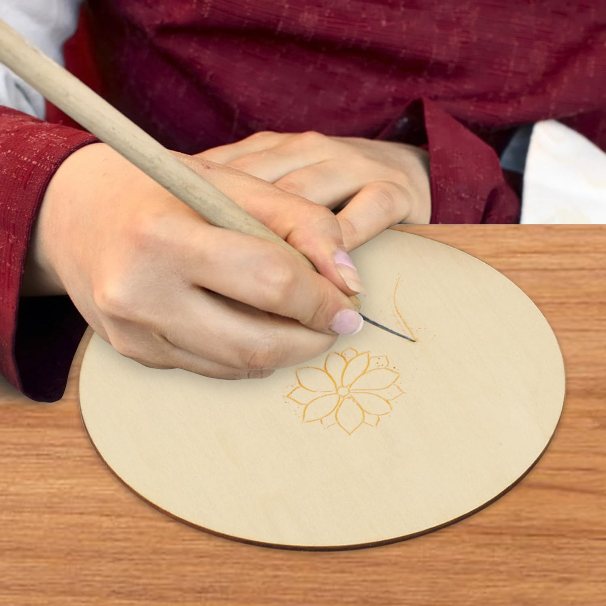 30 PCS 11.8 Inch Wood Circles, Thickness 2.5 mm Unfinished Wood Circles, Plywood Circles, Craft Unfinished Wood Discs for DIY Crafts, Door Hanger, Painting, Versatile Round Wood Pieces,by GNIEMCKIN GNIEMCKIN