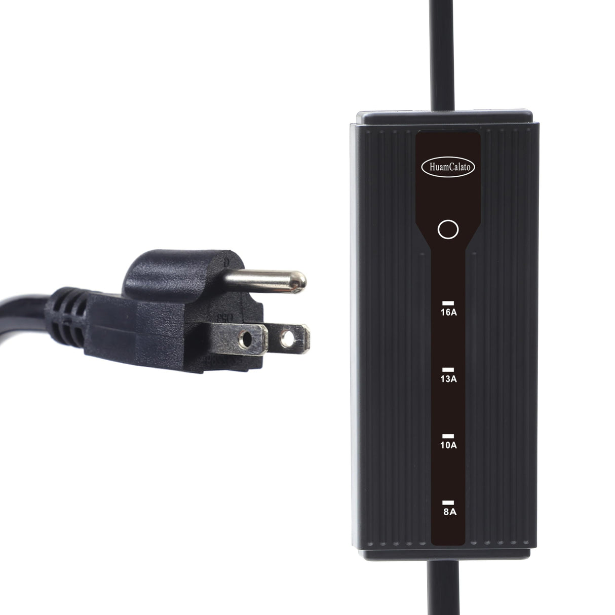 SAE J1772 Level 1+2 EV Charger, 16Amp 90-260V, 3.5KW, Portable Electric Car Charger, Charging Cable with NEMA 5-15 Male Plug Home Charging Station HuamCalato