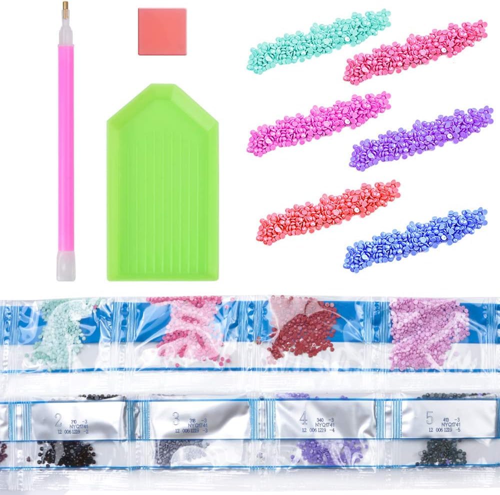 6 Pack Diamond Painting Kits for Adults, Beach Sea Turtle Diamond Art Kits for Beginners, DIY Full Drill 5D Paint with Diamond Kits for Home Wall Decor 12 X 16 inch Ninonly