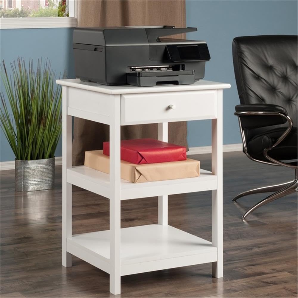 Winsome Delta Printer Stand White Home Office 20.87x20.24x30.71 Winsome