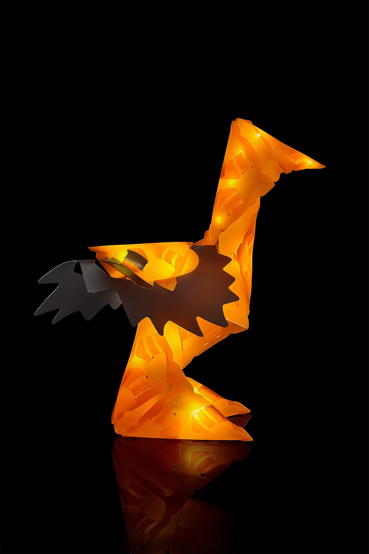 Creatto Luminous Lion & Serengeti Sidekicks Light-Up 3D Puzzle Kit | Includes Creatto Puzzle Pieces to Make Your Own Illuminated Craft Creations | DIY Activity Kit & LED Lights,Orange Thames & Kosmos