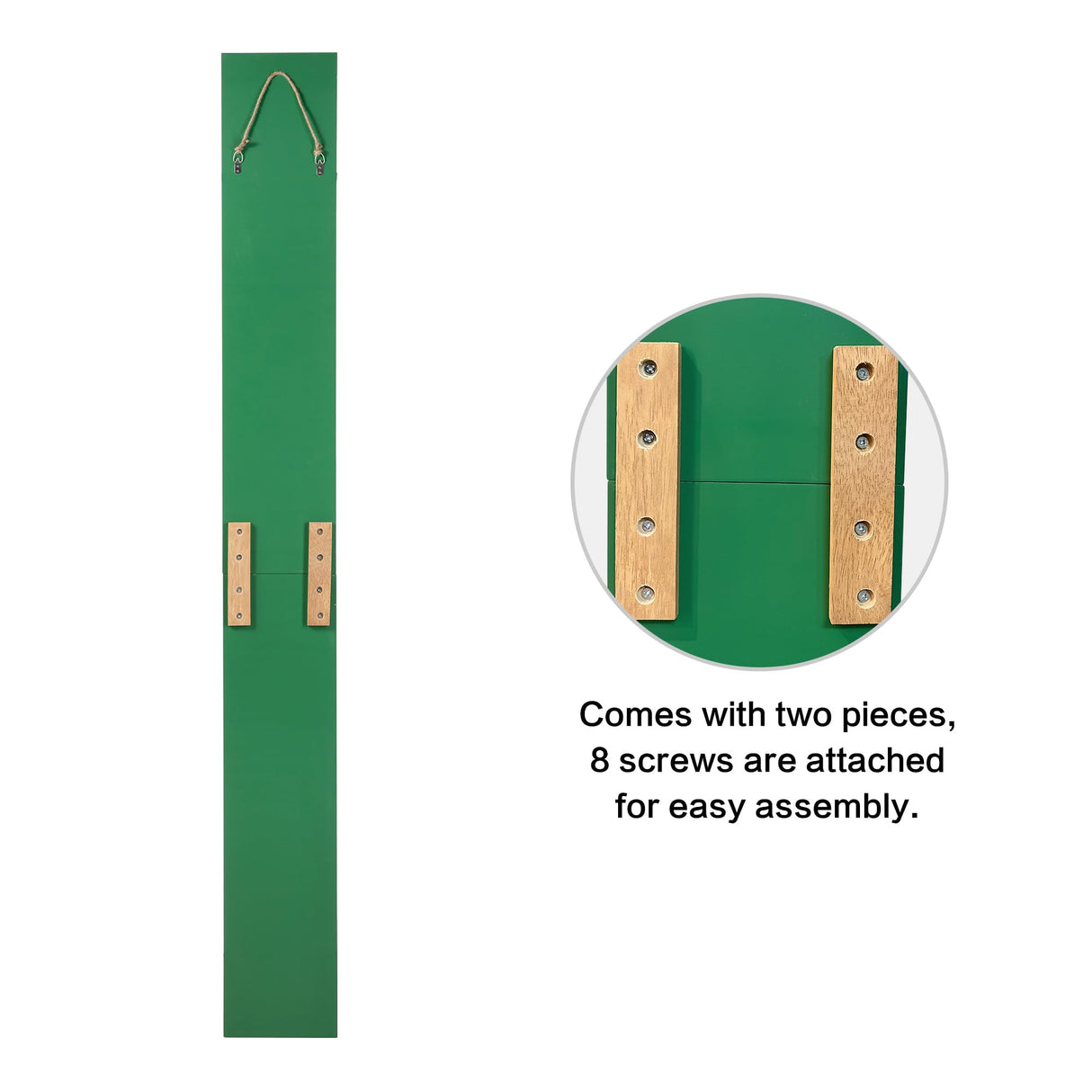 Glitzhome 60"L Wooden St. Patrick's Porch Sign, Happy St Patrick's Day Vertical Porch Decor for Home Front Door Yard Party glitzhome