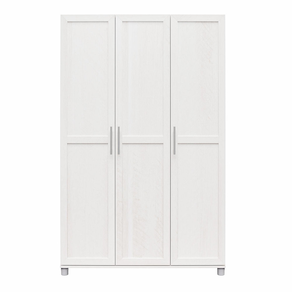 Ameriwood Home Systembuild Evolution Camberly Framed 3 Door Wardrobe, Ivory Oak SystemBuild