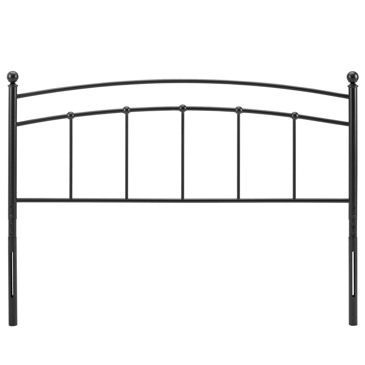 Modway Abigail Full Metal Headboard in Black Modway