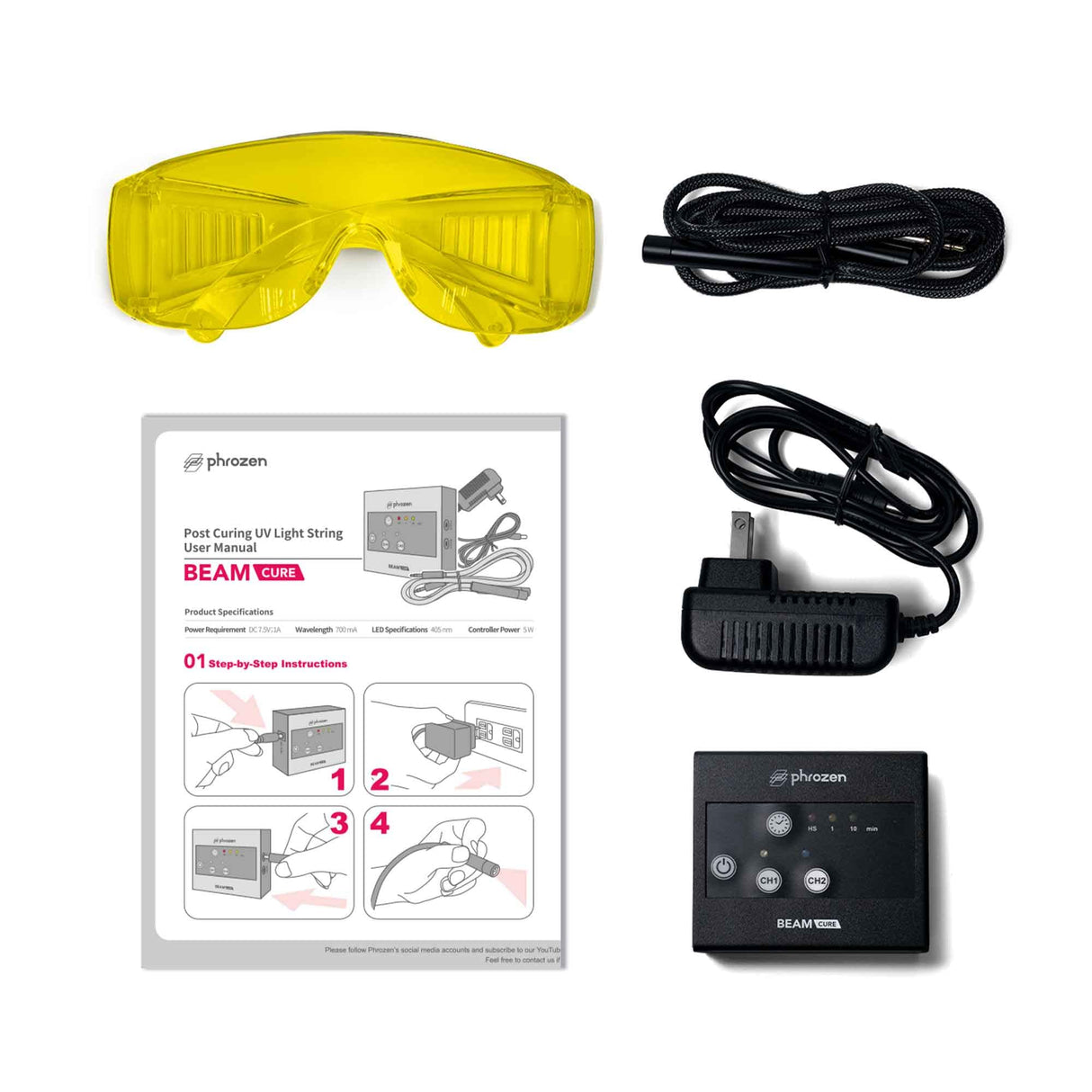 phrozen Cure Beam - Post Curing UV Light Pen phrozen