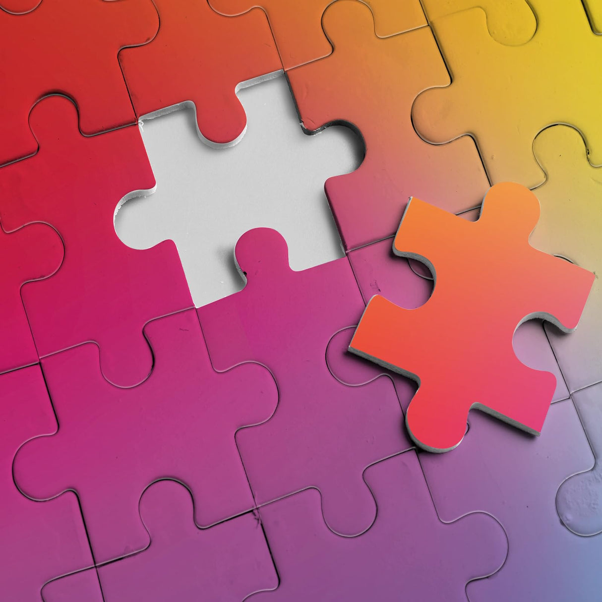 Colorful Puzzles Gradient Puzzle 1000 Piece for Adults, Impossible Jigsaw Puzzles Difficult Puzzles, Hard Rainbow Puzzle Challenging Art Jigsaw Puzzles BBOLDIN