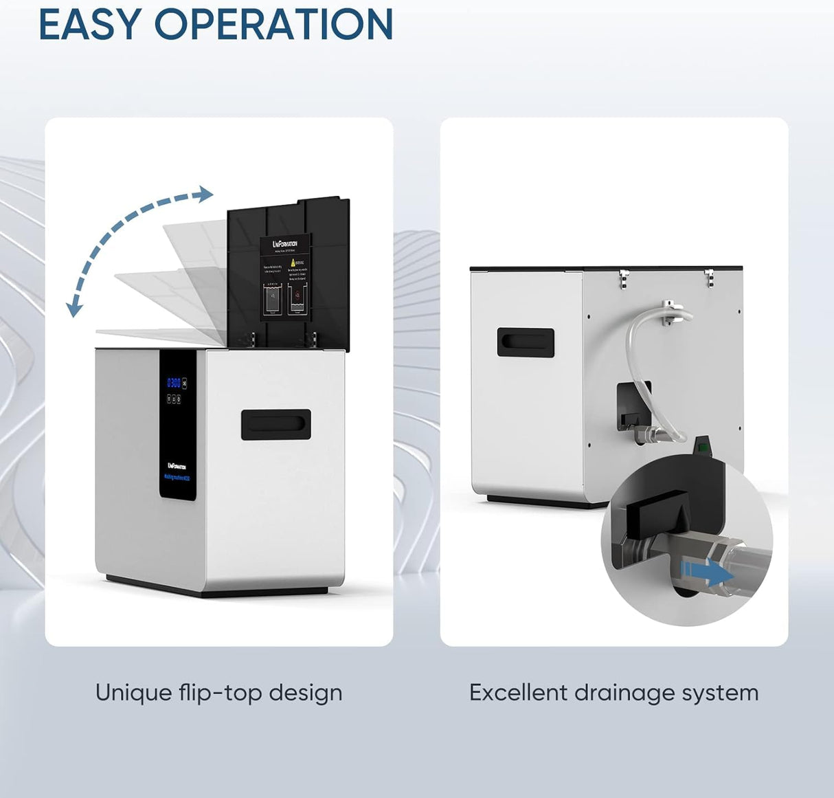 Wash Machine Compatible with Any Style of Resin 3D Printer, 3D Printer for LCD/DLP/SLA GKtwo 3D Printed Models Washing Size 17 x 10 x 15 in Uniformation