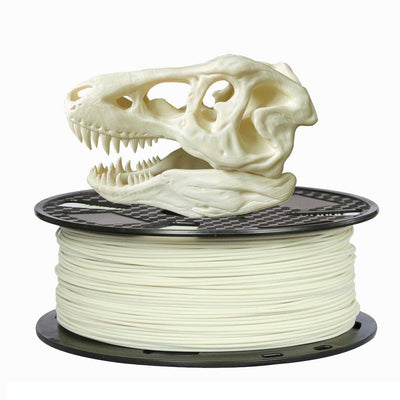 CC3D PLA Max Bone White PLA Filament 1.75 mm 1KG 3D Printer Filament 2.2LBS 3D Printing Material Stronger Pro Plus + Filament Ivory White Bone Color
