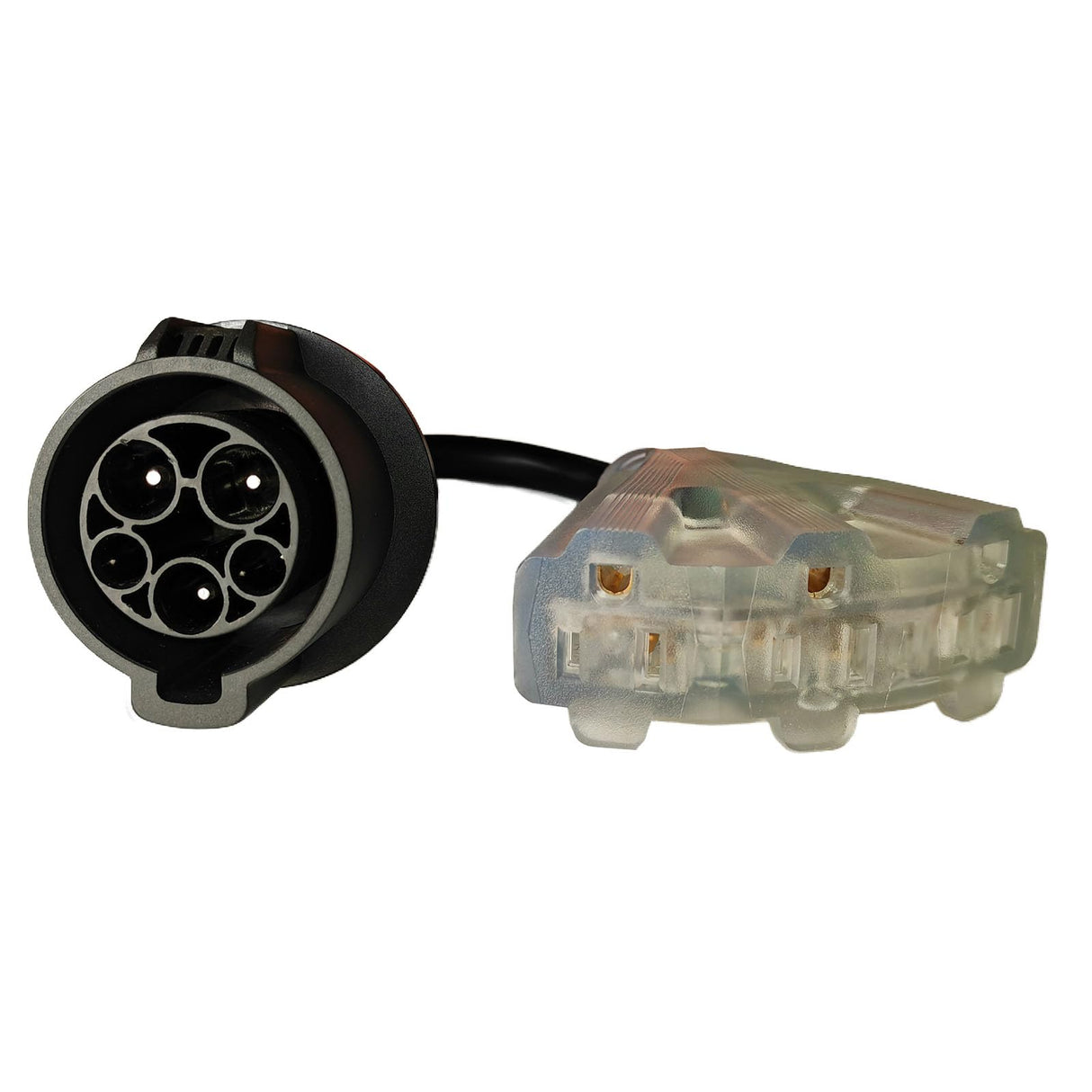 EVHIKING J1772 to Nema 5-15/5-20 Discharger, EV Station Charging Adapter with 0.25M Cable and Three Sockets,EV Adapter Plug,J1772 to Nema 5-20 for E-Bike/Scooter/One Wheel EVHIKING