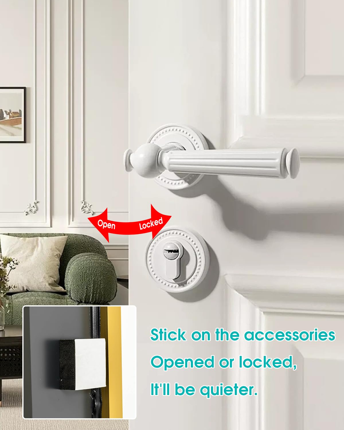 Otlsh 14"×48" Door Mirror,Full Length Mirror, Over The Door, Wall Mirror, Thin Frame, Aluminum Alloy, for Bedroom, Living Room, Entryway -White Otlsh