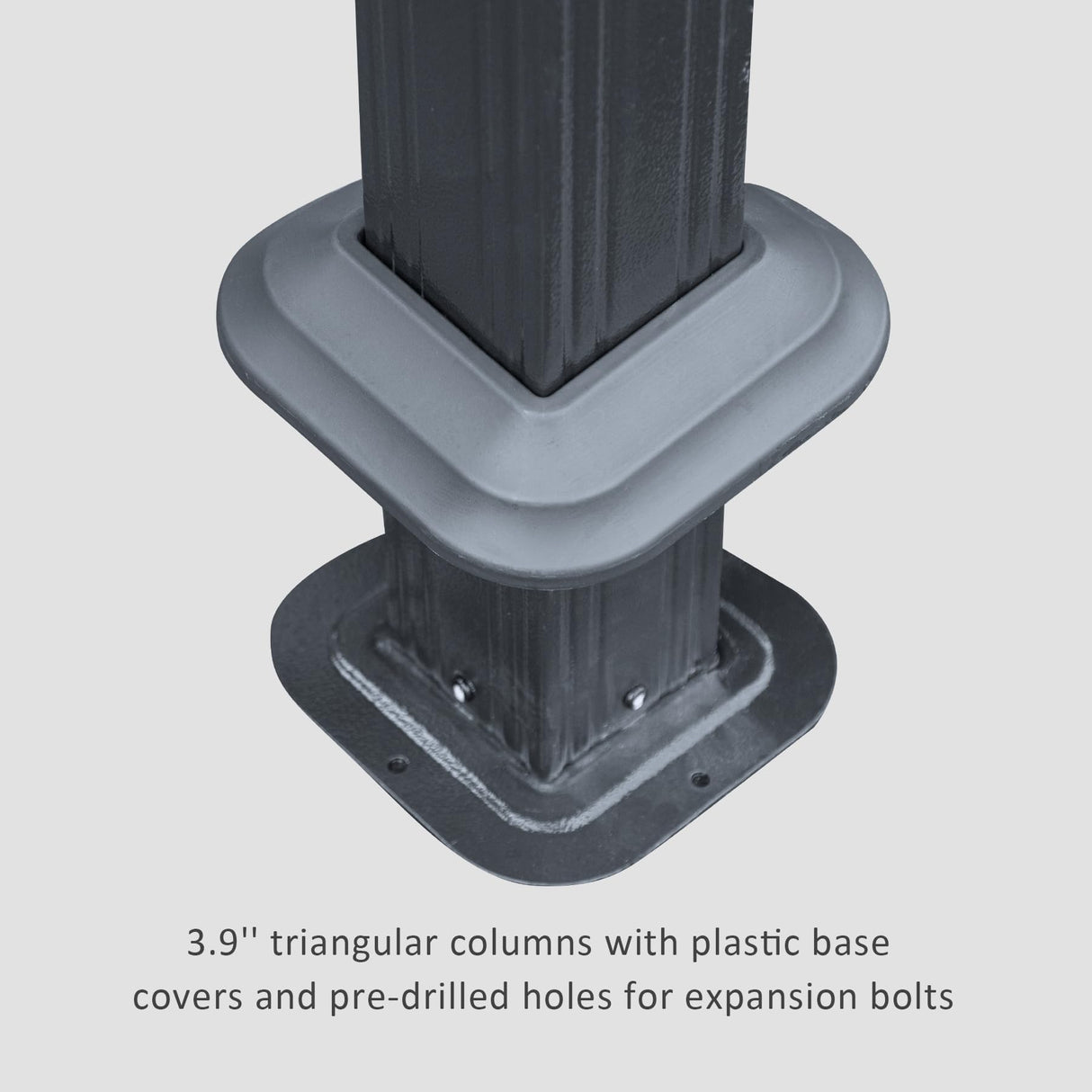 Domi 10x12FT Outdoor Gazebo, Hardtop Gazebo with Galvanized Steel Double Roof, Metal Gazebos with Drainage System Patio Pergola for Patio Deck Backyard,Curtain and Netting,Gray domi outdoor living