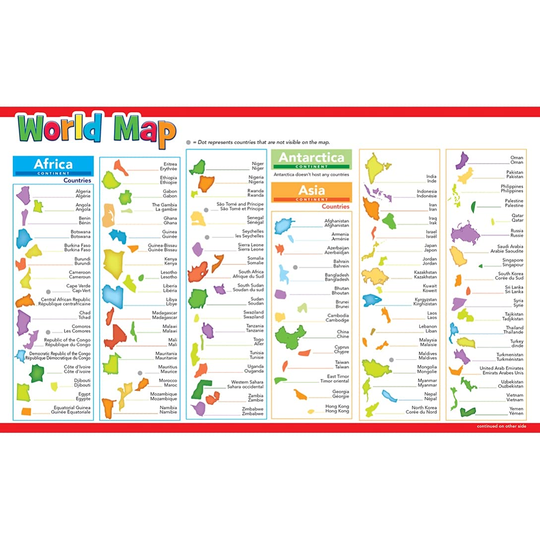 MasterPieces 60 Piece Educational Jigsaw Puzzle for Kids - World Map - 16.5"x12.75" Masterpieces