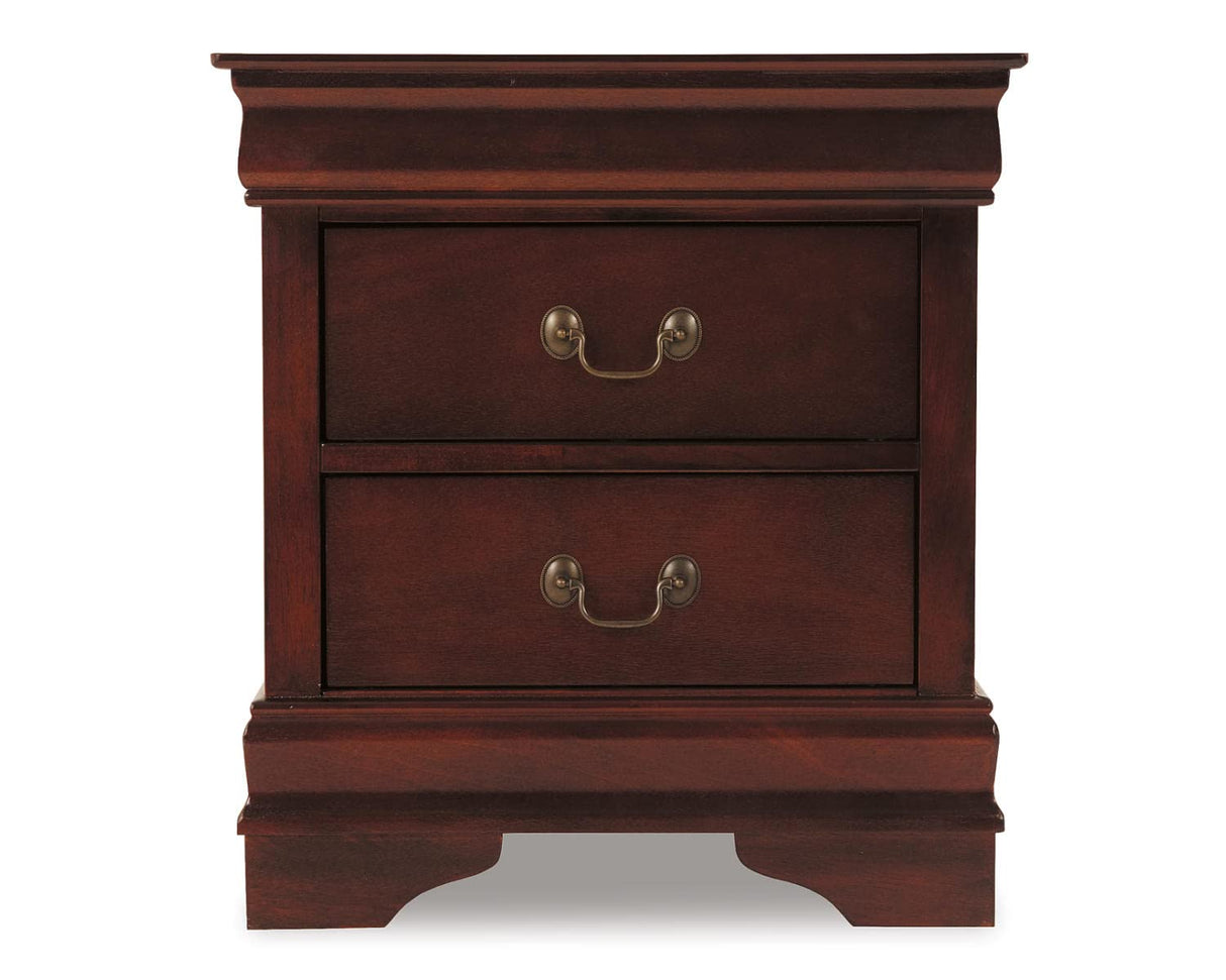 Signature Design by Ashley Alisdair Traditional 2 Drawer Nightstand, 23.75" Tall, Dark Brown Signature Design by Ashley