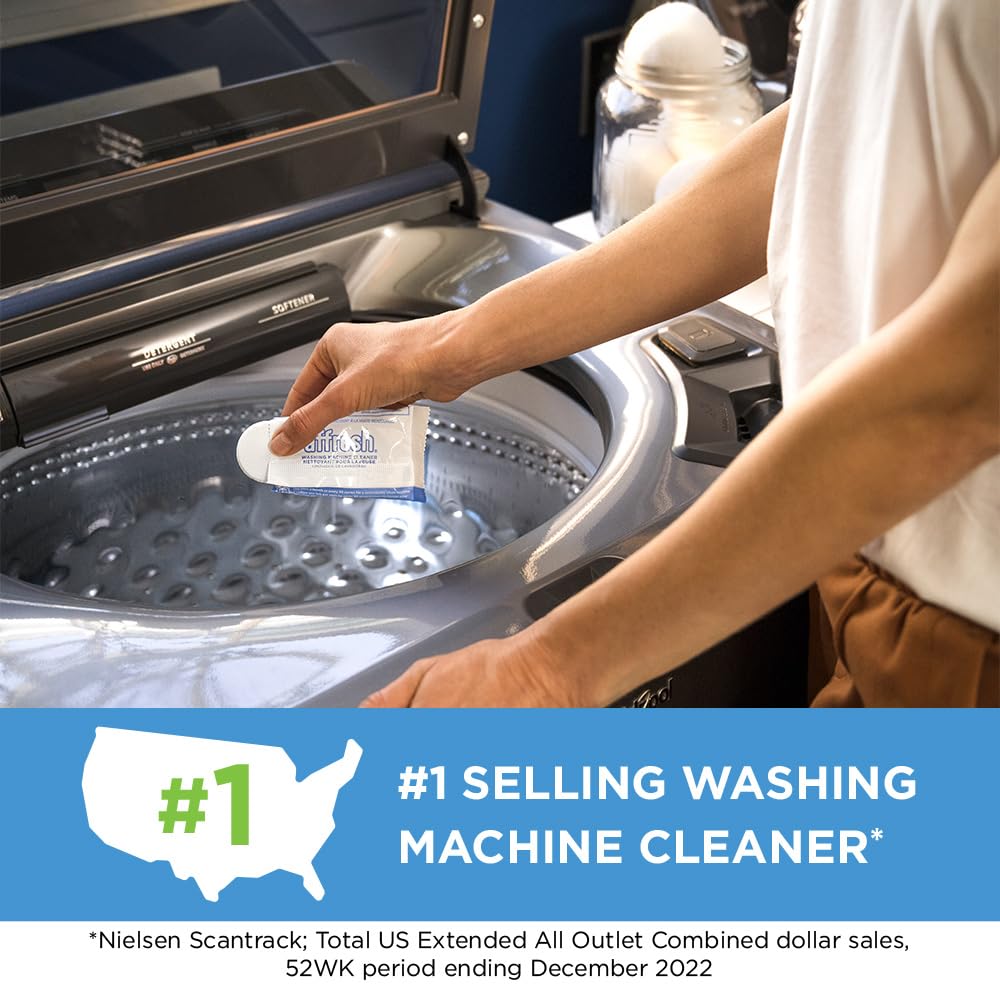 Affresh Washing Machine Cleaner, Cleans Front Load and Top Load Washers, Including HE, 6 Tablets Affresh