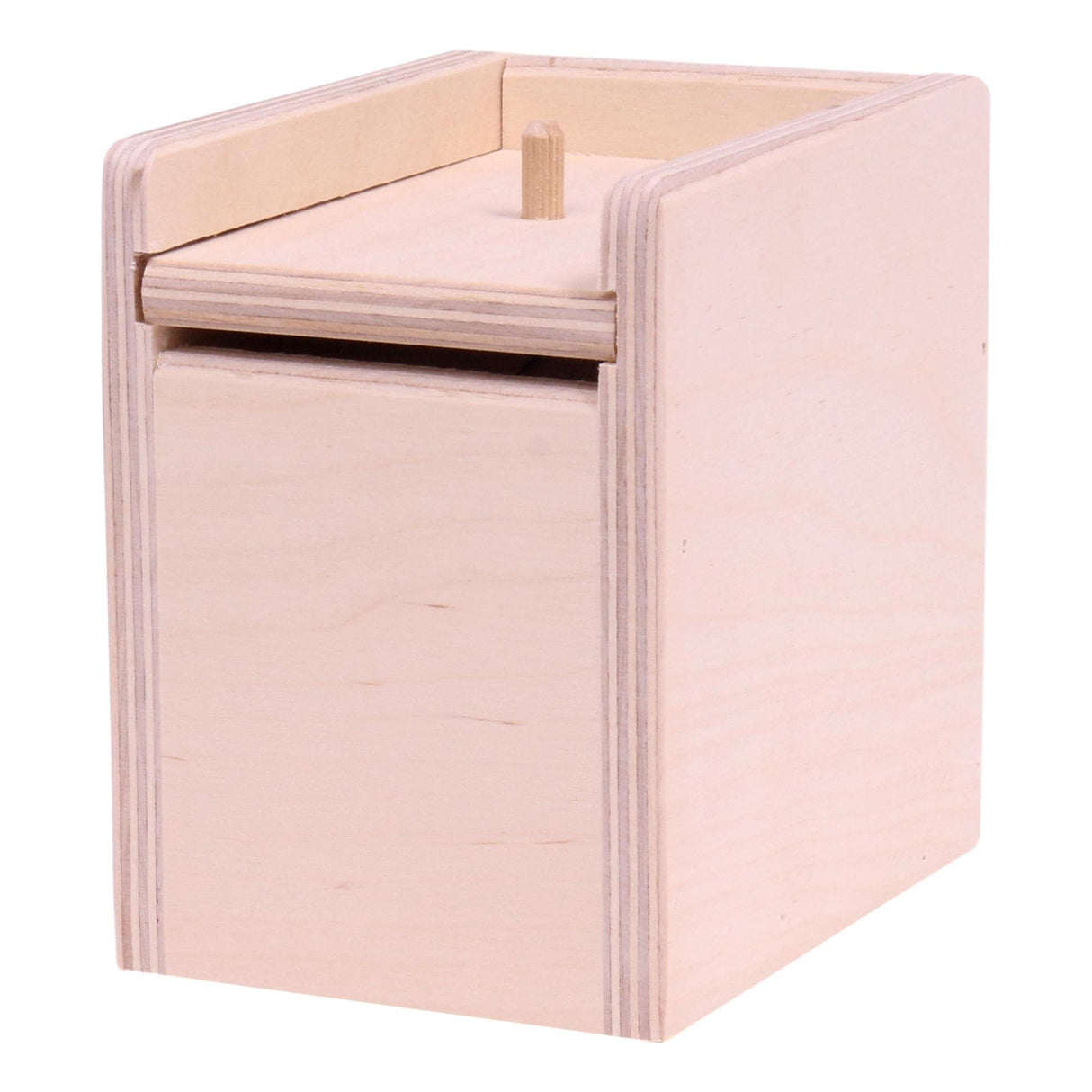 Amish-Made Wooden Surprise Mouse Prank Box Toy AmishToyBox.com