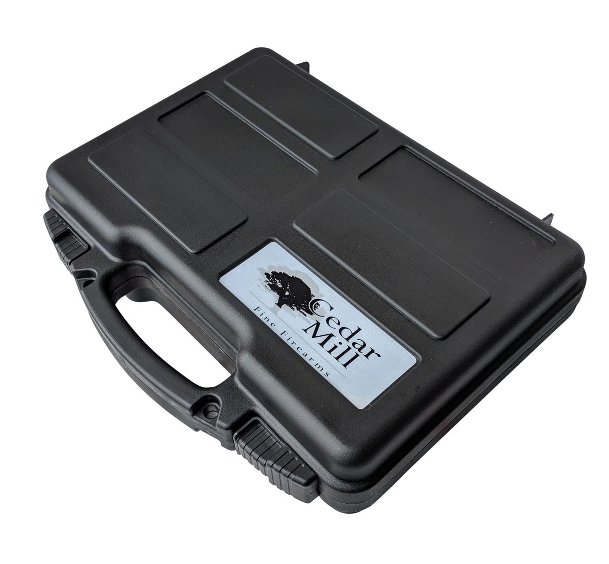 Cedar Mill Hard Gun Pistol Case - TSA Approved, Military-Grade, Lifelong-Durability Hand Gun Cases for Pistol – DS3TeK Handgun Carry-on Bag w/Dual-Lock System & Pick and Pluck Foam Cedar Mill Fine Firearms