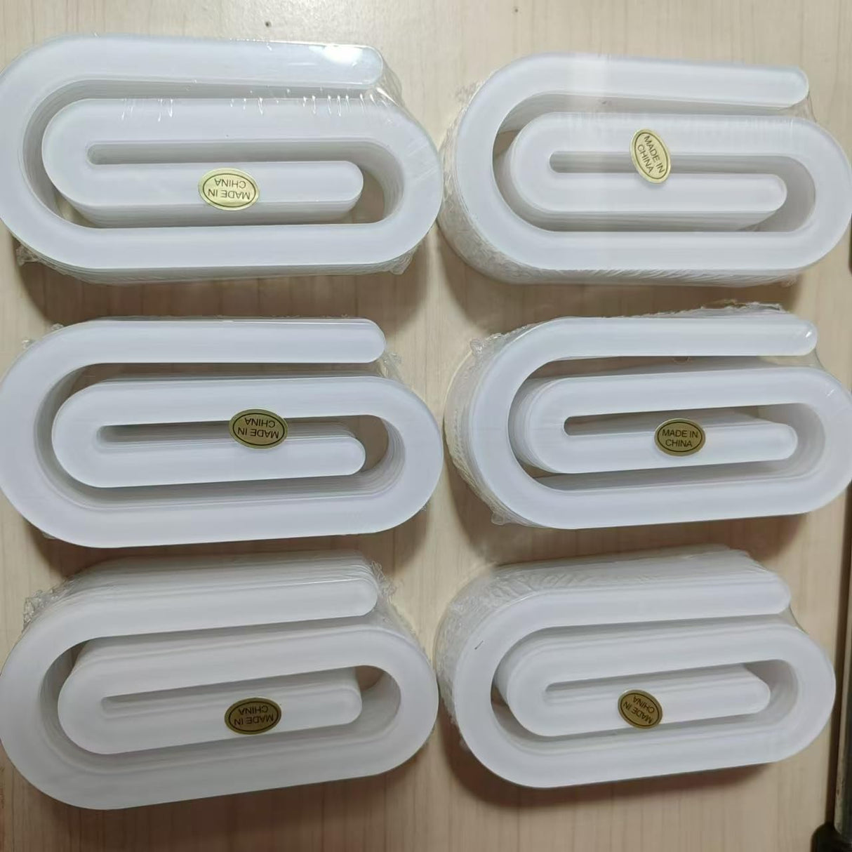 Sublimation Blank Thermal Acrylic Single-Sided White Approximate 3 x 1.2 Inch Small Paper Clips 10 Packs WoodArtSupply