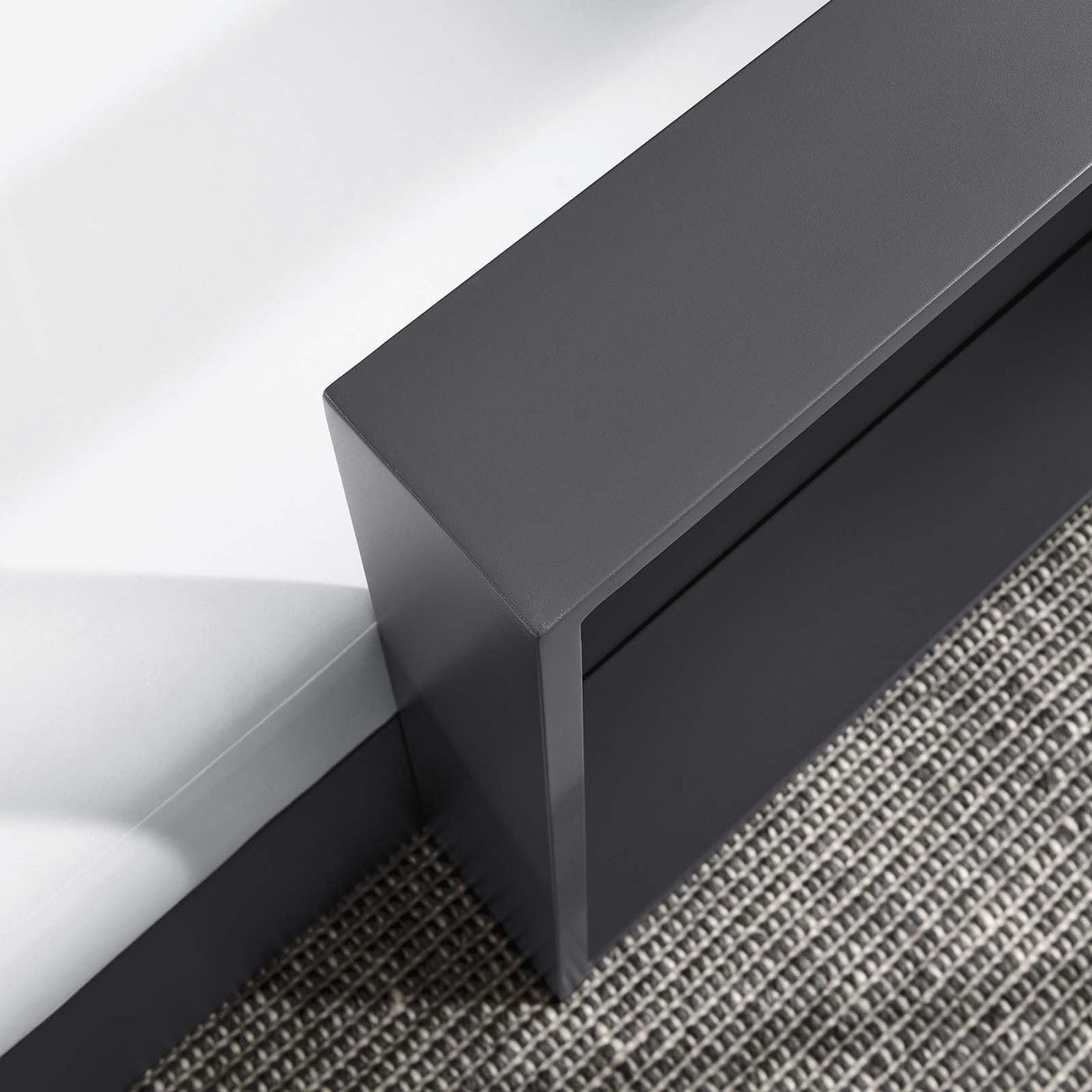 Modway Tahoe Powder-Coated Aluminum Outdoor Chaise Lounge in Gray White with Weather-Resistant Cushions, Modular Right-Facing Patio Lounger for Pool Furniture or Sectional Sofa Set Modway