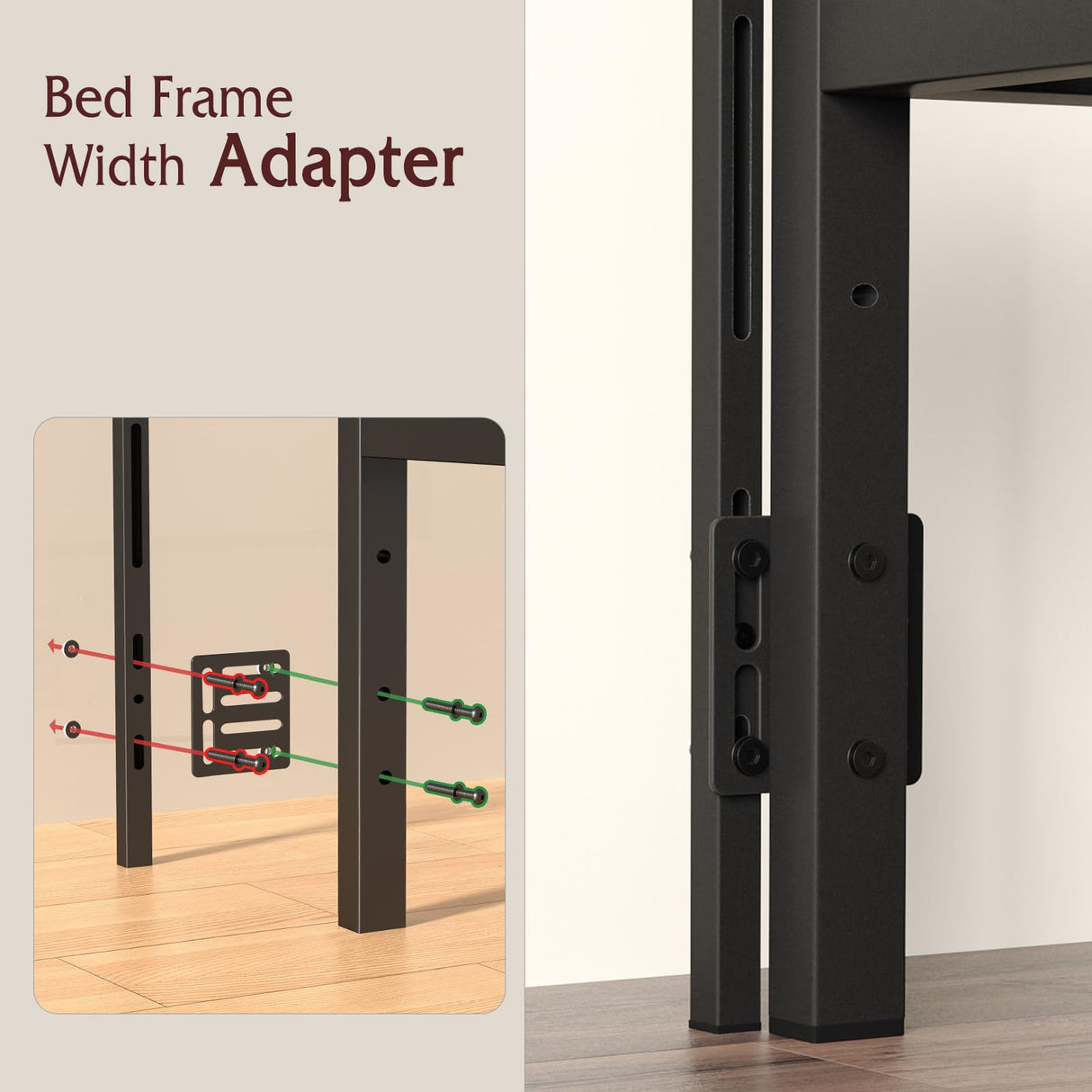 Tatub Queen Size Headboard Only, LED Wooden Headboard with 2 Charging Outlets, Rustic Flat Wood Panel Head Board Queen with Bed Frame Adjustable Adapter, Easy Assembly, Rustic Brown Tatub