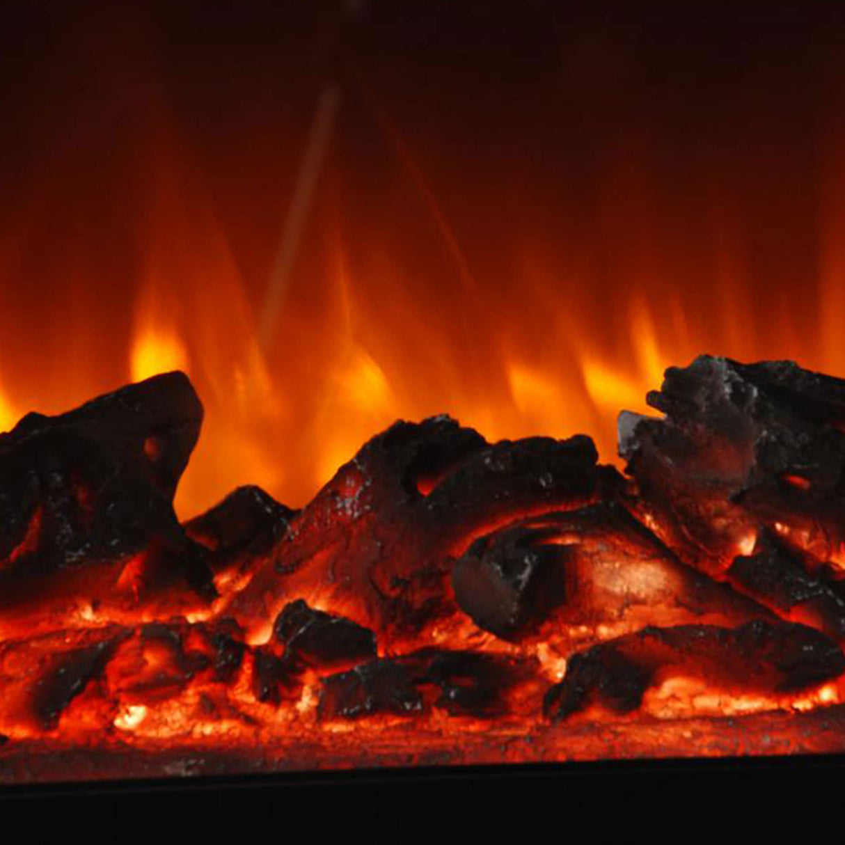 LifeSmart LifePro 1500 Watt Electric Infrared Quartz Fireplace Heater for Indoor Use with 3 Heating Elements and Remote, Faux Stone & Oak Wood LIFESMART GLOBAL