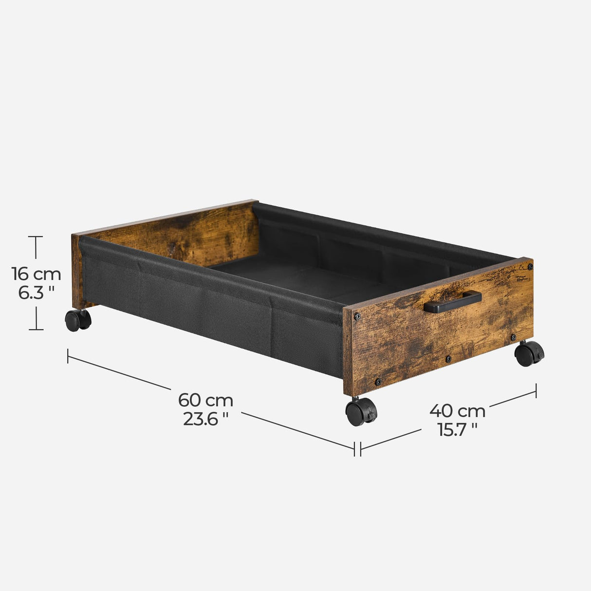 FOUCSSOMEI Under Bed Storage with Wheels 2 Pack Under Bed Storage Containers on Rollers Metal Frame Bed Storage Drawers for Shoes Clothes Space-Saving Solution for Bedroom Organization Patented Design FOUCSSOMEI