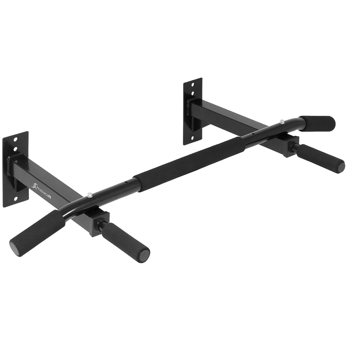 ProsourceFit Wall-Mounted Pull-Up / Chin-Up Bar, Heavy Duty 300 lb. Capacity, Black ProsourceFit