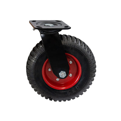 Cart Wheels, Wheels for Cart, 8 Inch Caster Wheels, Rubber Caster Wheels, Heavy Duty Wheels, Swivel Caster Wheels, Outdoor Caster Wheels, Large Caster Wheels, Off Road Casters, All Terrain, for Dolly